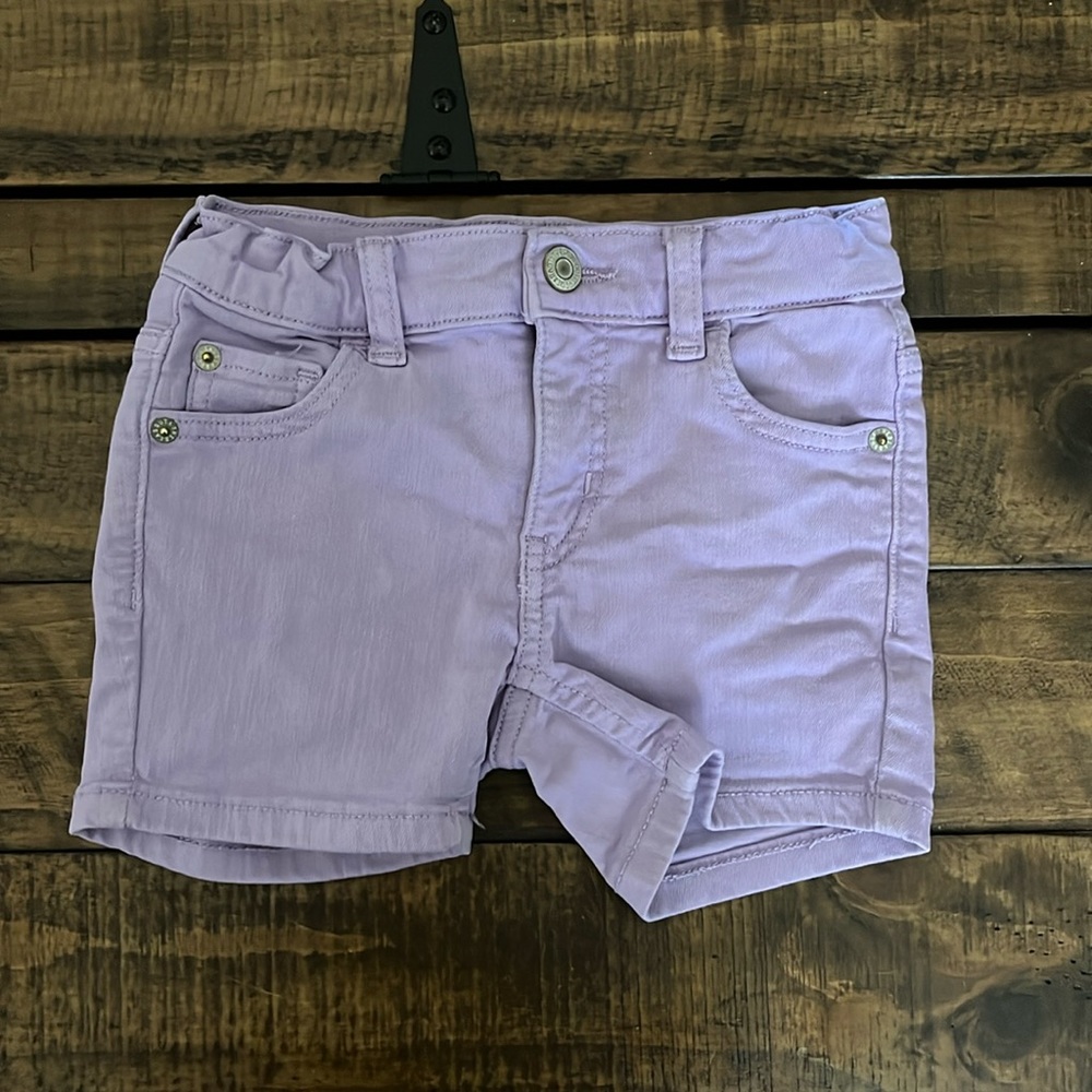 Girls purple shorts